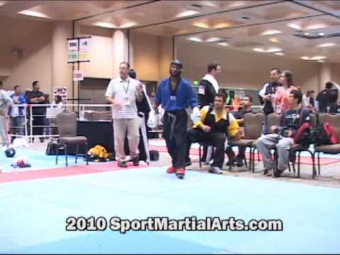 Joshua May v Leautry Bruner - Men's team sparring - 2010 Golden Gate Int'ls