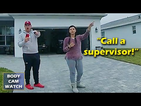 Entitled Couple Acts Tough with Cop, Turns Citation Into Arrest