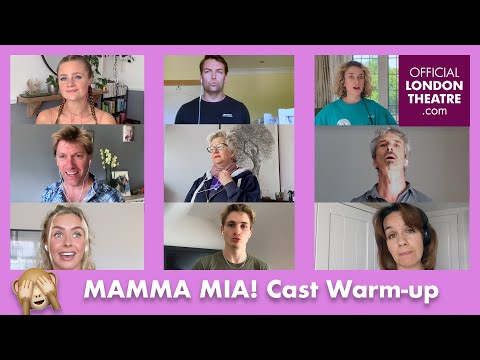 MAMMA MIA! vocal warm-up with West End Cast and Musical Director, Marcus Savage