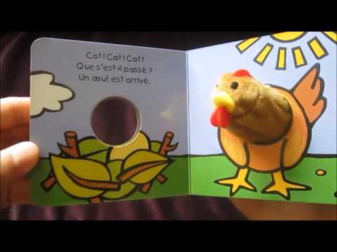 Livre pour les enfants La poule cot cot