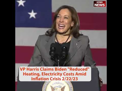 Harris: 'Former Leader Hoyer — Current Leader Hoyer' and 'We Have Reduced Heating and Electricity Bills' (February 22, 2023)