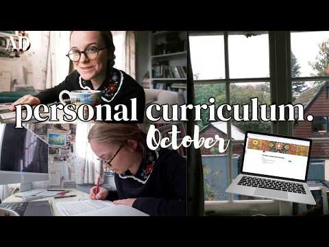 October Personal Curriculum: set up & study with me 📕✏️
