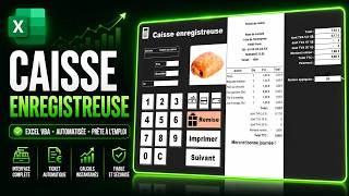 Créer une caisse enregistreuse avec Excel (tutoriel complet)