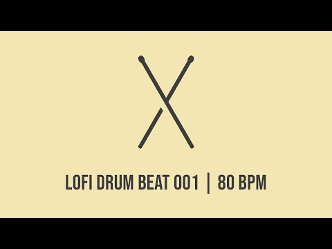 Lofi Hip Hop Beat Loop 001 (DRUMS ONLY) | 80 BPM | Royalty Free #Lofi