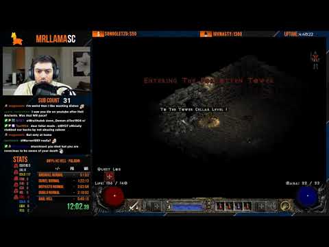 Hell Hardcore Paladin Speedrun - Running up on WR time!