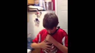 Kid High on Helium After The Super Bowl