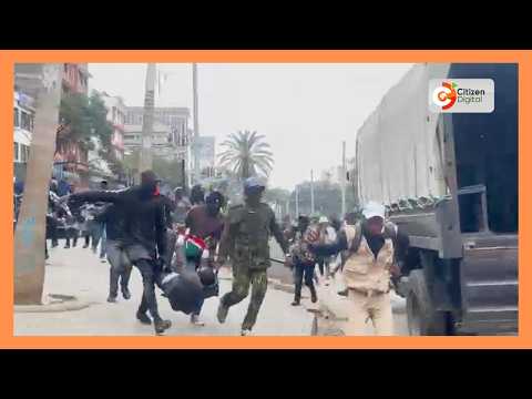 Police mistakenly arrest a journalist as they round up Gen Z protesters in Nairobi CBD