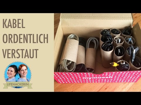 Kabel aufräumen und Überblick verschaffen | Ordnungs Trick