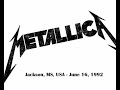 Metallica At Mississippi Coliseum Jackson MS USA June 16 1992