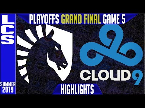 TL vs C9 Highlights Game 5 | LCS Summer 2019 Playoffs Grand Final | Team Liquid vs Cloud9