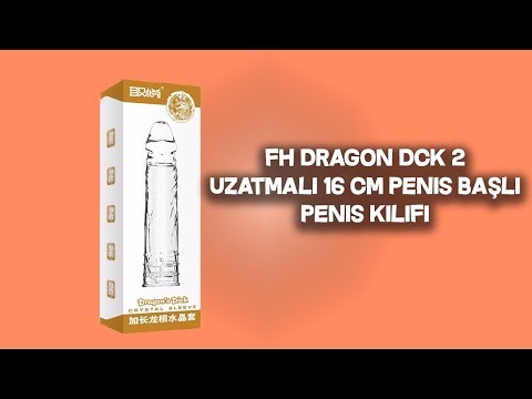 FH Dragon Dck 2 UZatmalı 16 cM Penis Başlı Penis Kılıfı