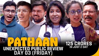Pathaan Movie | Day 03 Friday | Public UNEXPECTED Review | Jumma Special| Shahrukh Khan, Salman
