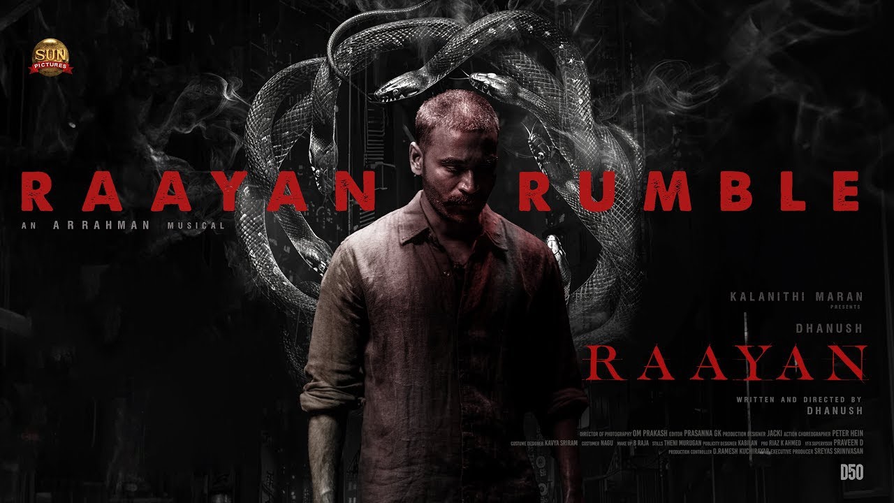 Raayan Rumble Song Lyrics | Raayan (2024) | Arivu