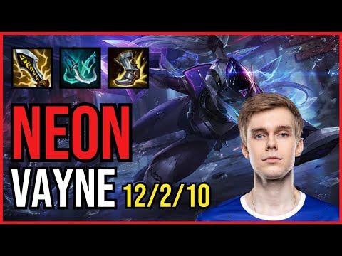 NEON - VAYNE vs KAI'SA ADC - EUW Master - Patch 11.4 QUADRAKILL