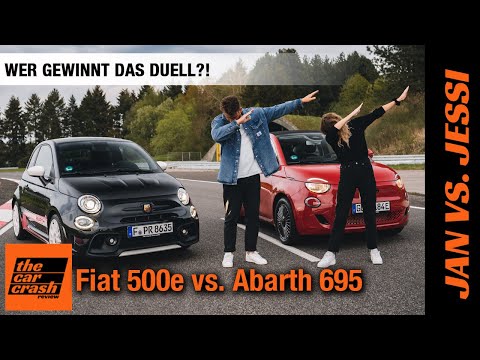 Fiat 500e vs. Abarth 695 Esseesse (2022) Das ultimative Italien-Duell 🥊 Fahrbericht | Review | Test