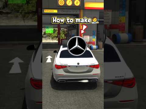 How to make a Logo Mercedes tutorial #carparkingmultiplayer #carparking