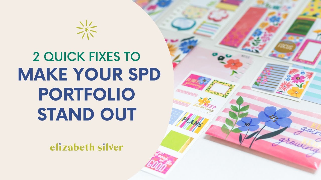 Make Your Surface Pattern Design Portfolio Stand Out: 2 Quick Fixes | Elizabeth Silver
