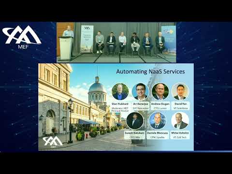 MEF Annual 2023 Opening Plenary - Automating NaaS Services Panel