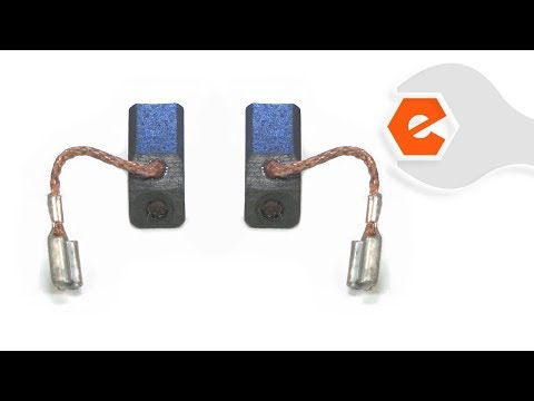 Part of a video titled Replacing the Carbon Brushes (DeWALT Part # 939539-00)