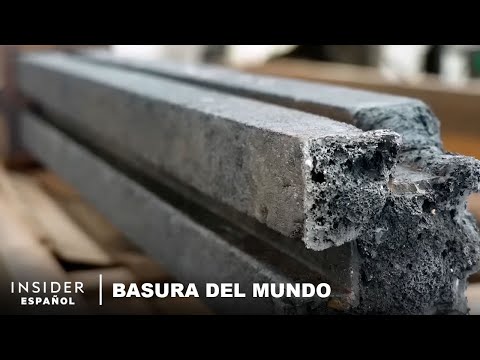 Cómo se hacen ladrillos con desechos plásticos | Basura del mundo | Insider Business