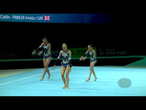 Great Britain 2 (GBR) - 2018 Acrobatic Worlds, Antwerpen (BEL) - Balance  Women's Group