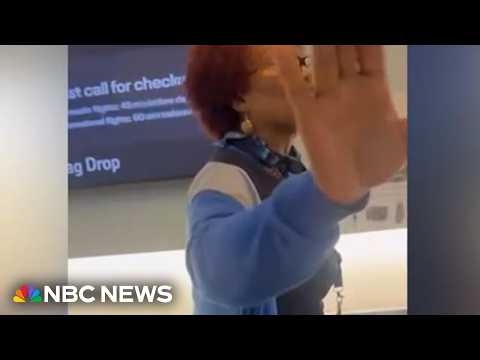 United Airlines worker threatens to call ICE on man during argument