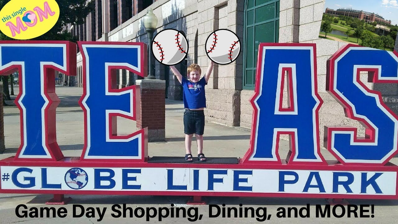 Globe Life Park on Texas Rangers Game Day: Gift Shop Tour, Dining, Bobblehead & More!