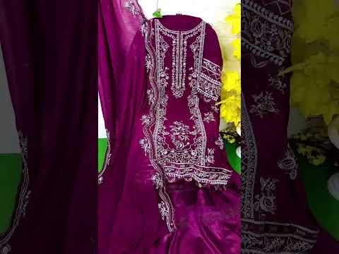 Vardan Ethnic Anamsa 27 Heavy Pure Foux Georgette Wholesale Pakistani Salwar Suit Catalog – product video thumbnail