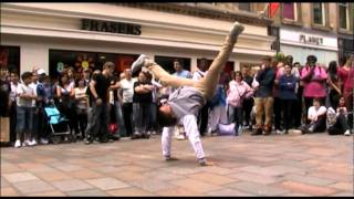 Street dance battle in Glasgow | Busta Rhymes -  Don&#39;t touch me now