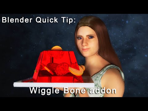 Blender Quick Tip: Wiggle bone addon