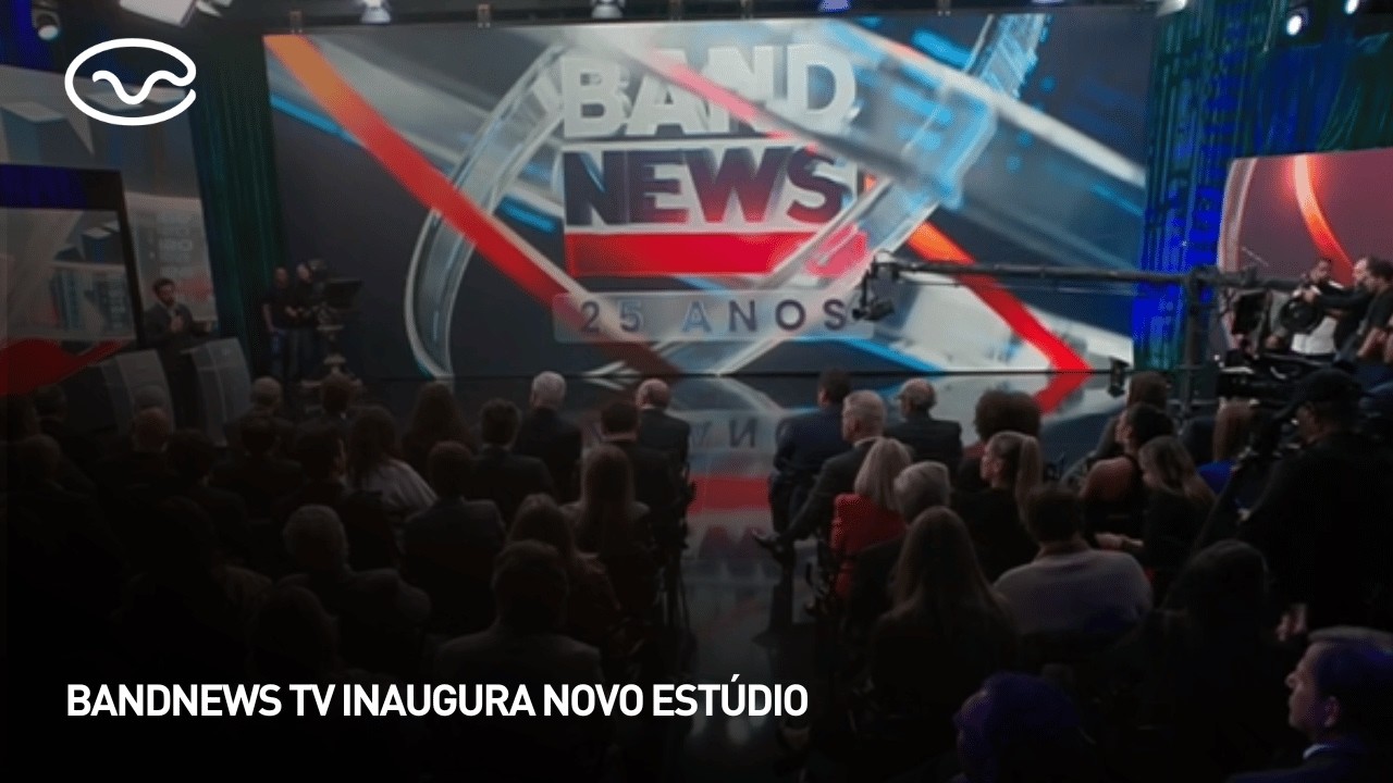 BandNews TV inaugura novo estúdio
