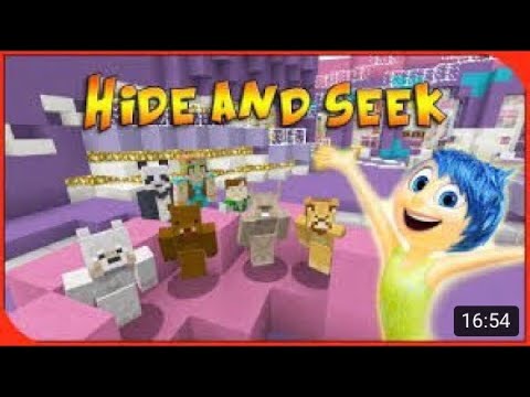 Minecraft Xbox hide and seek - inside out