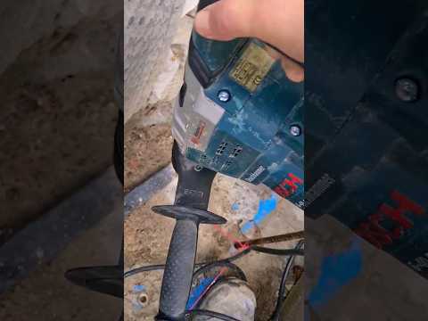 Stahlbeton bohren mit Bosch Professional Bohrhammer GBH 5-40 DCE #diy