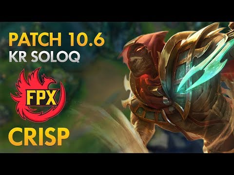 FunPlus Phoenix Crisp - Support: Pyke vs Nautilus - KDA 10/4/16
