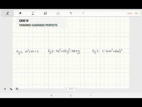 Trinomio cuadrado perfecto 1