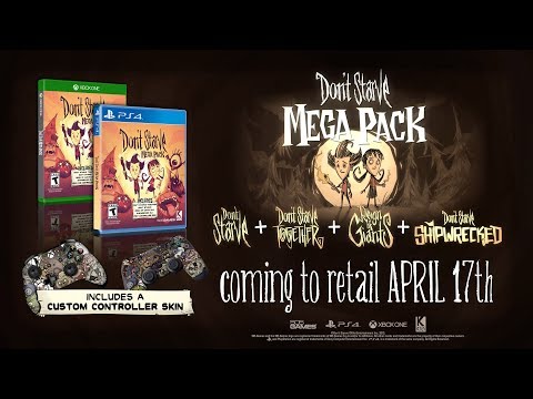 Don’t Starve Mega Pack Retail Announcement Trailer ESRB T thumbnail