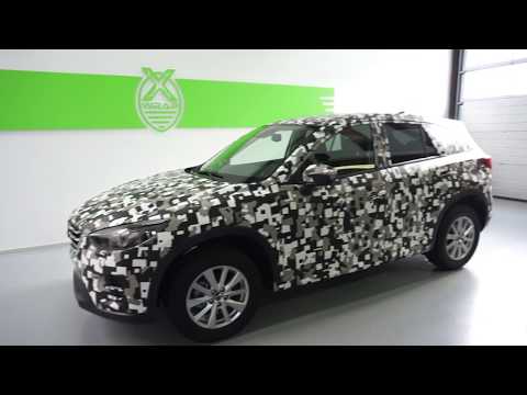 Full color camouflage matt print Mazda CX5 (Avery Dennison's)