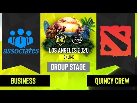 Dota2 - Business associates vs. Quincy Crew - Game 2 - Group Stage - NA - ESL One Los Angeles