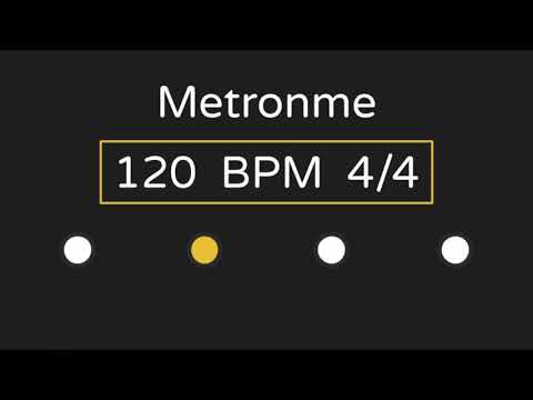 Metronome | 120 BPM | 4/4 Time (with Accent )