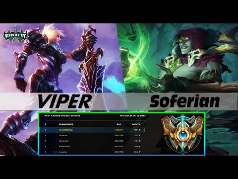[ Viper ]  Riven vs vladimir [ Soferian ] Top  - Best Riven Plays -  Viper replays