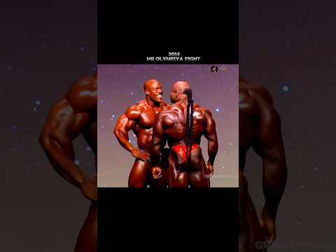 MR OLYMPIA FIGHT 🥶 OLD BODYBUILDER 💀BODYBUILDER AURA #philheath #kaigreen #bodybuilder #shorts #edit