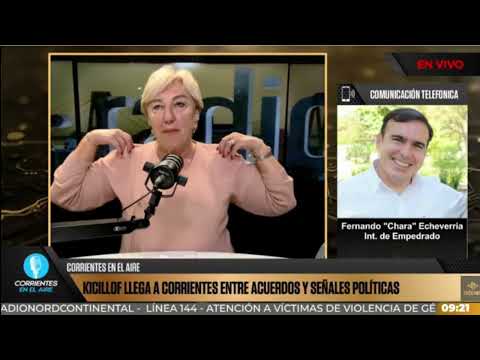 Fernando Chara Echavarría, Intendente de Empedrado | 03-06-26