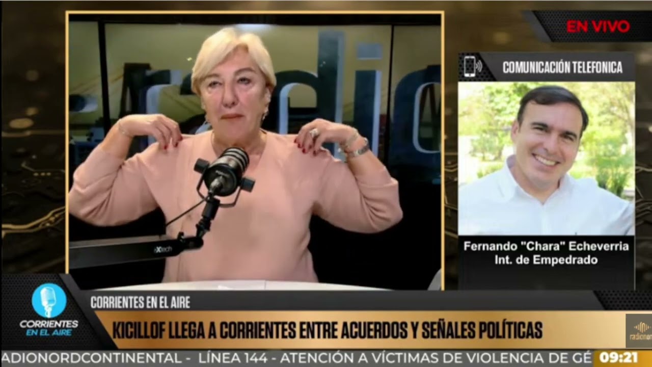 El intendente de Empedrado celebró la visita de Axel Kicillof y destacó el diálogo con el gobernador Valdés