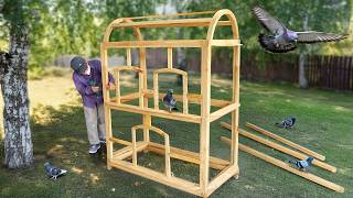 Turn ugly garden into ideal aquarium, tea corner, and pigeon cage combo