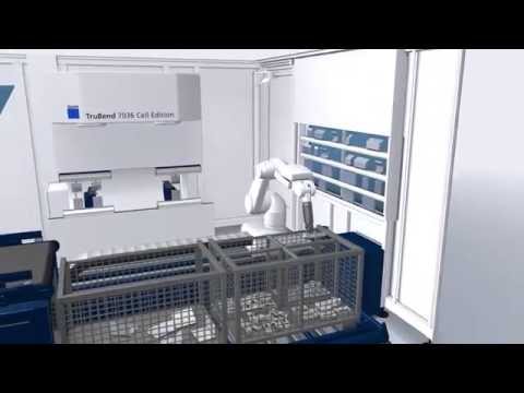 TRUMPF Bending: TruBend Cell 7000 - Automated bending of small parts