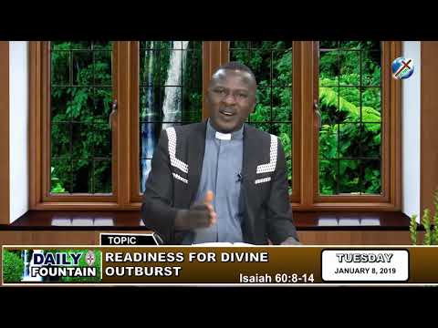 DAILY FOUNTAIN OF JANUARY 8, 2019 - REV'D CANON CALEB BAGUDU