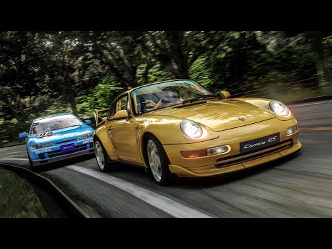 JDM VS EURO Touge Battle in VR! Spoon Integra DC2 vs Porsche 993 Carrera RS | Assetto Corsa (4K)