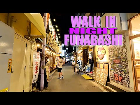 【 FUNABASHI 🍶 】Night walk in Funabashi  船橋 夜の飲食街