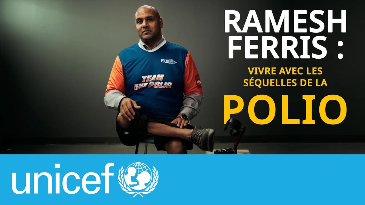 Ramesh Ferris sait d’expérience comment la polio peut changer la vie d’un enfant | UNICEF