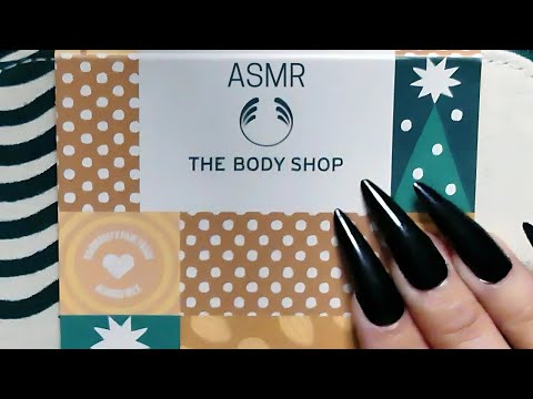 ASMR The Body Shop Unboxing (whispers, tapping, scratching, lid sounds)